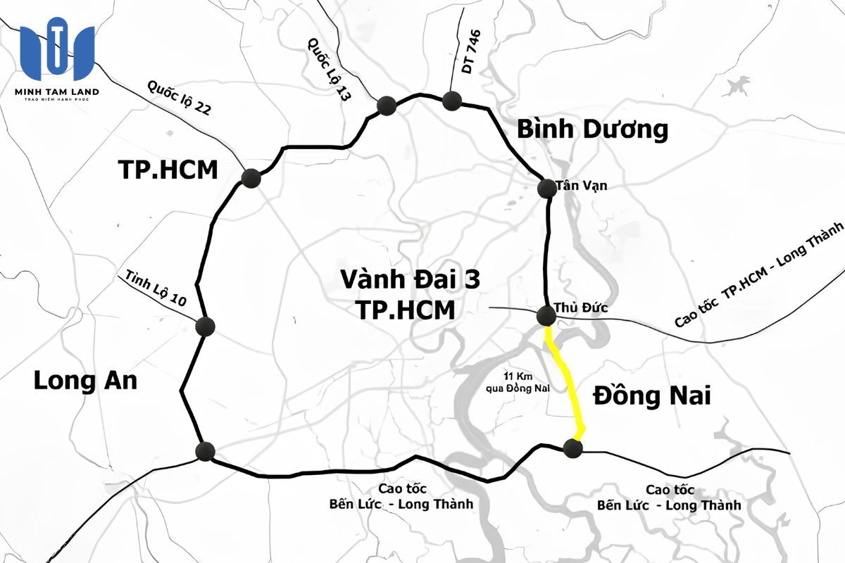Vành đai 3 tác động trực tiếp đến khả năng kết nối của Vinhomes SaiGon Park