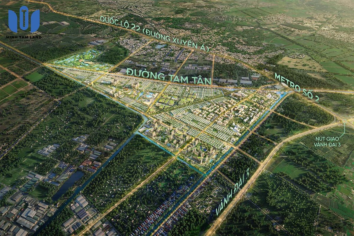 Vị trí Vinhomes SaiGon Park có lợi thế khi nằm tại khu vực Tây Bắc TP.HCM